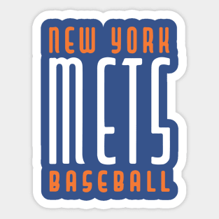 NY METS Baseball Sticker